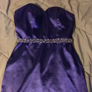 Short purple dress